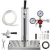 VEVOR Kegerator Tower Kit, Single Tap Beer Conversion Kit, No Tank Keg Conversion Kit, Stainless Steel Keg Tower