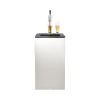 VEVOR Beer Kegerator, Single Tap Commercial Draft Beer Dispenser for D system, Refrigerator With Shelves, Hold 1 Sixth Keg, 2.5lbs CO2 Tank, 92L