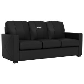 Silver Sofa with New England Patriots Secondary Logo