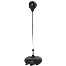 Reflex Bag with Stand, Freestanding Punching Bag Set with Speedball and Gloves, 52.4" -59.4" Adjustable Height for Home Gym Training