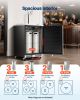 VEVOR Beer Kegerator, Triple Tap Commercial Draft Beer Dispenser for D system, Full Size Keg Refrigerator with 5lbs CO2 Tank