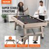 VEVOR Billiards Table, 7 ft Pool Table, Adjust Legs Stable Billiards Table, Pool Table Set Includes Balls, Cues, Chalks and Brush