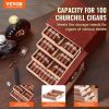 VEVOR 100 Cigar Humidor Cabinet Cedar Cigar Box Humidifier & Hygrometer & Shelve