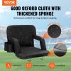 VEVOR Stadium Seat with Back Support, Wide Bleacher Seat Backs, Folding Padded Cushion Stadium Chair