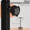 Foldable Ab Twister, Height Adjustable Twist Board with LCD Monitor, for Total Body Toning Workout