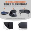 VEVOR 10 Player Foldable Poker Table, Blackjack Texas Holdem Poker Table with Padded Rails and Stainless Steel Cup Holders