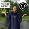 New England Patriots NFL Navy Deluxe Pullover Poncho with Mesh Bag 49x44 inches