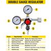 VEVOR Kegerator Tower Kit, Single Tap Beer Conversion Kit, No Tank Keg Conversion Kit, Stainless Steel Keg Tower