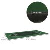 Poker Table Top Poker Mat for 6 Player, Green
