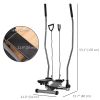 Twist Stair Stepper Exercise Machine with Rocking Handlebars, Cardio Climber Exercise Equipment with Hydraulic Resistance