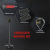 Reflex Bag with Stand, Freestanding Punching Bag Set with Speedball and Gloves, 52.4" -59.4" Adjustable Height for Home Gym Training