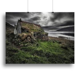 Turf And Stones Canvas Print or Poster (Type: Standard Framed Canvas Print, size: 28" x 20" / 70cm x 50cm (approx))