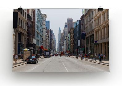 Soho buildings facade Canvas Print or Poster (Type: Standard Framed Canvas Print, size: 3X-Large (40" x 26"))