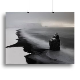 Dyrholaey Canvas Print or Poster (Type: Standard Framed Canvas Print, size: 12" x 8" / 30cm x 20cm (approx))